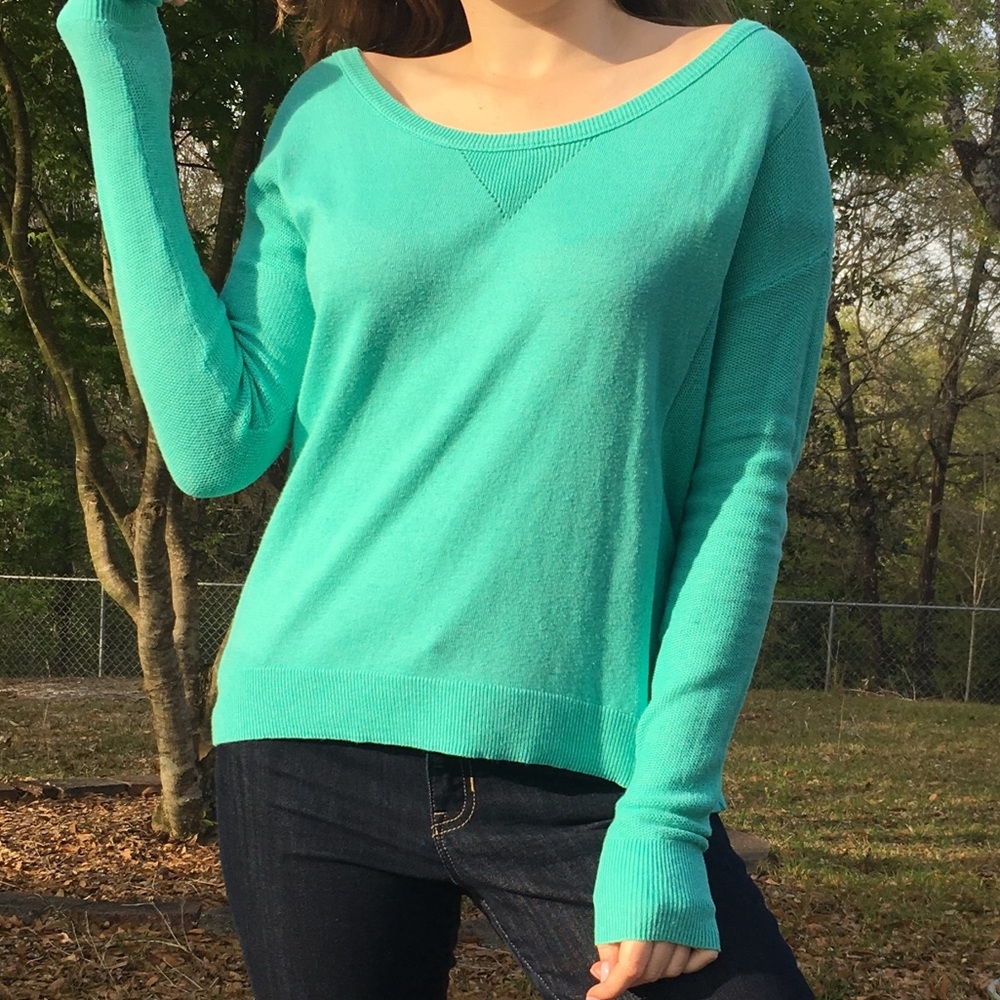 SALE❗️Blue Oversized Knit Sweater